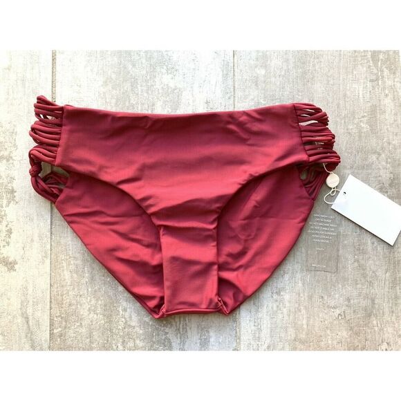 Mikoh Other - $112 MIKOH Barcelona Fuller Coverage Bikini Bottom NEW Macrame Sexy Strappy M